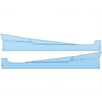 PAINT PROTECTION KIT - 2021 HONDA CIVIC SI COUPE ROCKER PANELS - PRECUT PPF CLEAR BRA WRAP