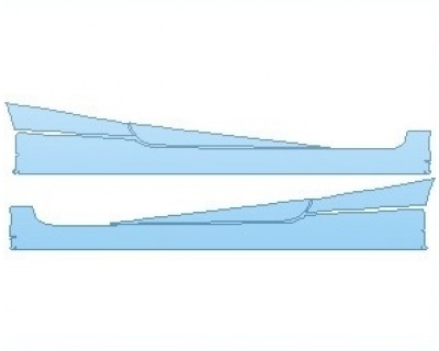 PAINT PROTECTION KIT - 2021 HONDA CIVIC SI COUPE ROCKER PANELS - PRECUT PPF CLEAR BRA WRAP