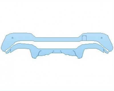 2022 BMW X3 M REAR DIFFUSER WITH SENSORS