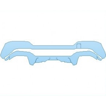 PAINT PROTECTION KIT - 2024 BMW X3 M REAR DIFFUSER - PRECUT PPF CLEAR BRA WRAP