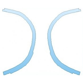 PAINT PROTECTION KIT - 2022 BMW X3 M REAR FENDER FLARES - PRECUT PPF CLEAR BRA WRAP