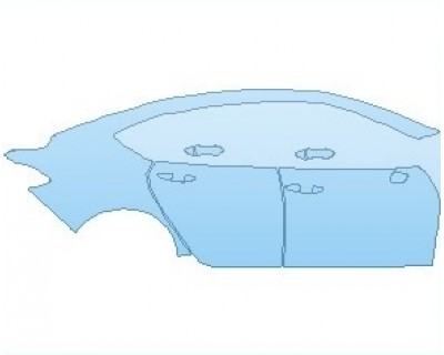 2022 ACURA TLX A-SPEC REAR QUARTER PANELS & DOORS RIGHT SIDE