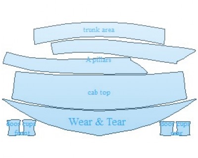 2023 ACURA TLX A-SPEC COMMON WEAR AREA KIT