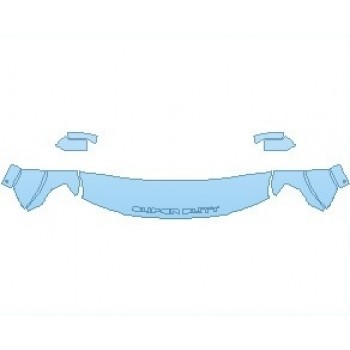 2021 FORD SUPER DUTY LARIAT F-450 HOOD WITH LETTERS (WRAPPED EDGES) 2021 FORD SUPER DUTY LARIAT F-450 HOOD WITH LETTERS (WRAPPED EDGES)