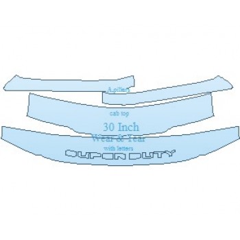 2021 FORD SUPER DUTY LARIAT F-450 WEAR & TEAR WITH LETTERS