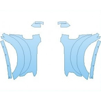 2021 FORD SUPER DUTY LARIAT F-450 FULL FENDERS WITH FENDER FLARES