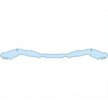 PAINT PROTECTION KIT - 2023 ASTON MARTIN VANTAGE F1 EDITION COUPE REAR BUMPER LOWER WITH SENSORS GLOSSY FINISH - PRECUT PPF CLEAR BRA WRAP