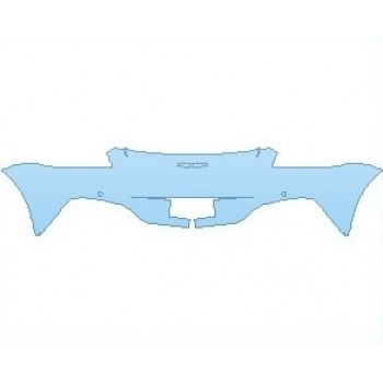 PAINT PROTECTION KIT - 2023 ASTON MARTIN VANTAGE F1 EDITION COUPE REAR BUMPER WITH SENSORS - PRECUT PPF CLEAR BRA WRAP