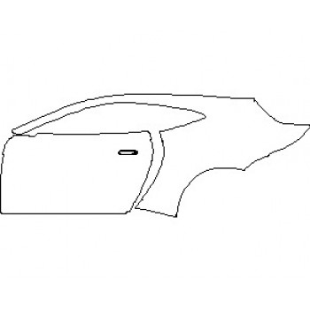 2023 ASTON MARTIN VANTAGE F1 EDITION COUPE REAR QUARTER PANEL AND DOORS RIGHT