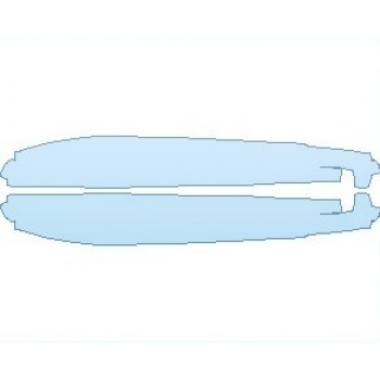 PAINT PROTECTION KIT - 2023 ASTON MARTIN VANTAGE F1 EDITION COUPE ROCKER PANELS GLOSSY FINISH - PRECUT PPF CLEAR BRA WRAP