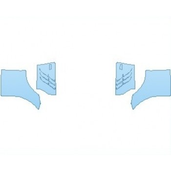 PAINT PROTECTION KIT - 2023 ASTON MARTIN VANTAGE F1 EDITION COUPE FULL FENDERS WITH F1 EMBLEM - PRECUT PPF CLEAR BRA WRAP