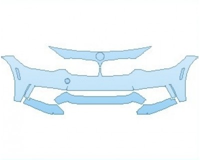 Precut PPF Kit – Clear Bra Paint Protection Film PAINT PROTECTION KIT - 2020 BMW 4 SERIES M SPORT CONVERTIBLE BUMPER - INVISIBLEMASK - 3M PAINT PROTECTION