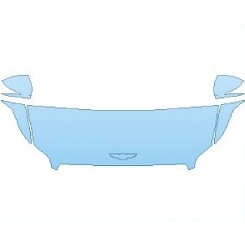 PAINT PROTECTION KIT - 2023 GENESIS GV70 3.5T AWD SPORT HOOD (NO WRAPPED EDGES) - PRECUT PPF CLEAR BRA WRAP