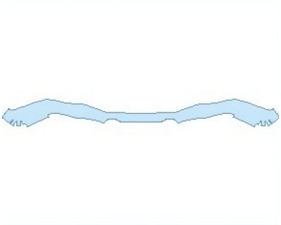 PAINT PROTECTION KIT - 2023 ASTON MARTIN VANTAGE HERITAGE RACING EDITION COUPE REAR BUMPER LOWER GLOSSY FINISH - PRECUT PPF CLEAR BRA WRAP