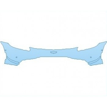 PAINT PROTECTION KIT - 2023 ASTON MARTIN VANTAGE HERITAGE RACING EDITION COUPE BUMPER WITH SENSORS - PRECUT PPF CLEAR BRA WRAP