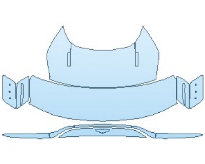 PAINT PROTECTION KIT - 2023 ASTON MARTIN VANTAGE HERITAGE RACING EDITION COUPE REAR DECK LID - PRECUT PPF CLEAR BRA WRAP