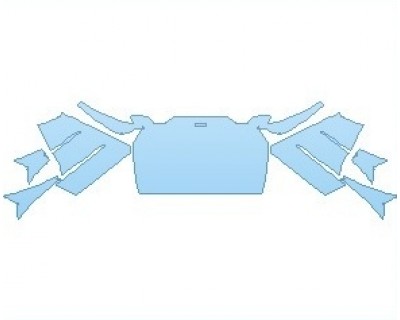 PAINT PROTECTION KIT - 2023 ASTON MARTIN VANTAGE HERITAGE RACING EDITION COUPE REAR DIFFUSER - PRECUT PPF CLEAR BRA WRAP