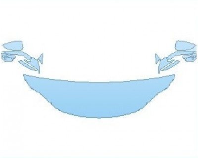 PAINT PROTECTION KIT - 2023 ASTON MARTIN VANTAGE HERITAGE RACING EDITION COUPE HOOD (WRAPPED EDGES) - PRECUT PPF CLEAR BRA WRAP