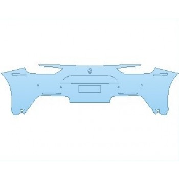 PAINT PROTECTION KIT - 2019 FERRARI 488 SPIDER SPIDER REAR BUMPER - PRECUT PPF CLEAR BRA WRAP