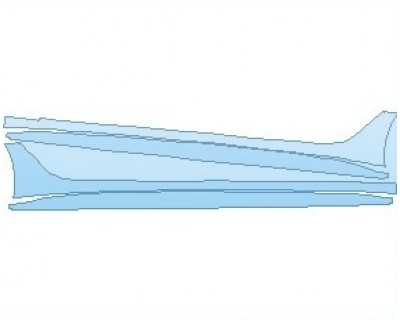 PAINT PROTECTION KIT - 2022 HYUNDAI SONATA LIMITED ROCKER PANELS - PRECUT PPF CLEAR BRA WRAP