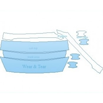 PAINT PROTECTION KIT - 2022 HYUNDAI SONATA LIMITED COMMON WEAR AREA KIT - PRECUT PPF CLEAR BRA WRAP
