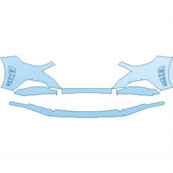 PAINT PROTECTION KIT - 2022 HYUNDAI SONATA LIMITED BUMPER - PRECUT PPF CLEAR BRA WRAP