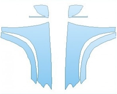 Precut PPF Kit – Clear Bra Paint Protection Film PAINT PROTECTION KIT - 2021 MERCEDES GLE CLASS AMG 63 S SUV FULL FENDERS (NO WRAPPED EDGES) - PRECUT PPF CLEAR BRA WRAP