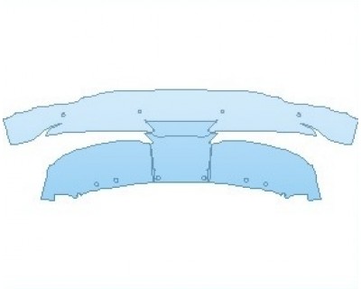 PAINT PROTECTION KIT - 2025 FORD MUSTANG MACH-E PREMIUM REAR BUMPER LOWER WITH SENSORS - PRECUT PPF CLEAR BRA WRAP