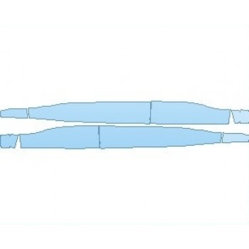 PAINT PROTECTION KIT - 2023 FORD MUSTANG MACH-E CALIFORNIA ROUTE 1 ROCKER PANELS - PRECUT PPF CLEAR BRA WRAP
