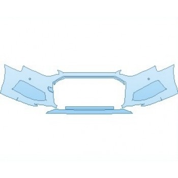 PAINT PROTECTION KIT - 2025 AUDI A4 PRESTIGE BUMPER WITH SENSORS - PRECUT PPF CLEAR BRA WRAP