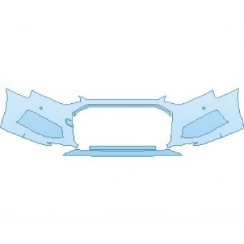 2022 AUDI A4 PREMIUM PLUS BUMPER WITH SENSORS