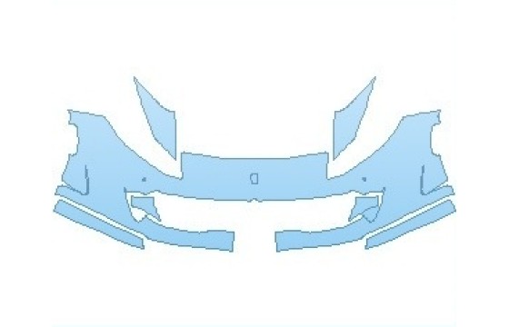 PAINT PROTECTION KIT - 2027 FERRARI 812 GTS  BUMPER WITH SENSORS - PRECUT PPF CLEAR BRA WRAP