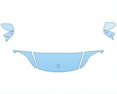 Precut PPF Kit – Clear Bra Paint Protection Film PAINT PROTECTION KIT - 2023 PORSCHE TAYCAN GTS SEDAN HOOD 18 INCH (NO WRAPPED EDGES) - PRECUT PPF CLEAR BRA WRAP