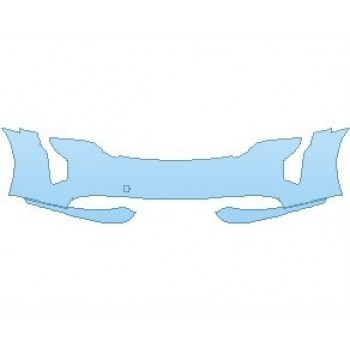 PAINT PROTECTION KIT - 2023 PORSCHE TAYCAN GTS SEDAN BUMPER - PRECUT PPF CLEAR BRA WRAP