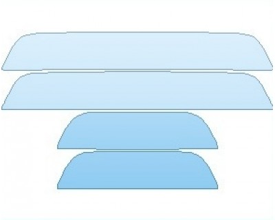 Precut PPF Kit – Clear Bra Paint Protection Film PAINT PROTECTION KIT - 2023 PORSCHE TAYCAN GTS SEDAN DOOR SILLS - PRECUT PPF CLEAR BRA WRAP