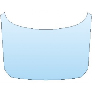 PAINT PROTECTION KIT - 2021 POLESTAR 2 FULL HOOD (NO WRAPPED EDGES) - PRECUT PPF CLEAR BRA WRAP