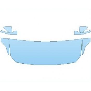 PAINT PROTECTION KIT - 2022 POLESTAR 2 HOOD (WRAPPED EDGES) - PRECUT PPF CLEAR BRA WRAP