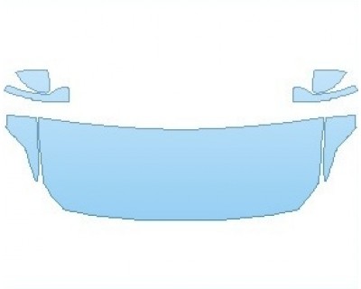 PAINT PROTECTION KIT - 2023 POLESTAR 2  HOOD (WRAPPED EDGES) - PRECUT PPF CLEAR BRA WRAP