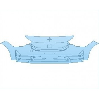 PAINT PROTECTION KIT - 2021 POLESTAR 2 BUMPER - PRECUT PPF CLEAR BRA WRAP