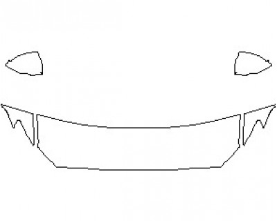 2023 VOLVO S60 MOMENTUM HOOD 18 INCH (NO WRAPPED EDGES)