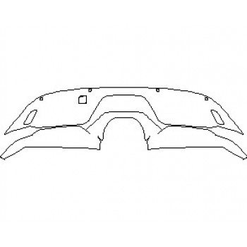 2022 JAGUAR F-TYPE FIRST EDITION COUPE REAR DIFFUSER WITH SENSORS