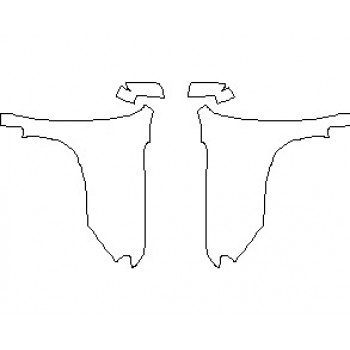 2023 CHEVROLET SILVERADO 1500 LTD CUSTOM TRAIL BOSS FULL FENDERS (NO WRAPPED EDGES) HAND CUT OR REMOVE AND REPLACE EMBLEM