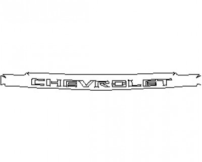2021 CHEVROLET SILVERADO 1500 CUSTOM GRILLE