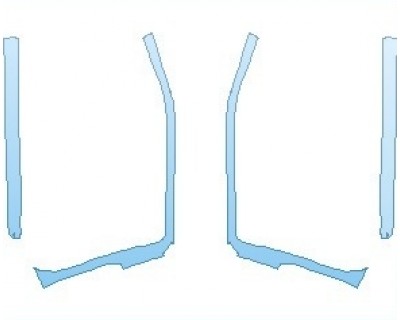 PAINT PROTECTION KIT - 2021 CHEVROLET SILVERADO 1500 WT CAB SURROUNDS AND ROCKERS CREW CAB - PRECUT PPF CLEAR BRA WRAP