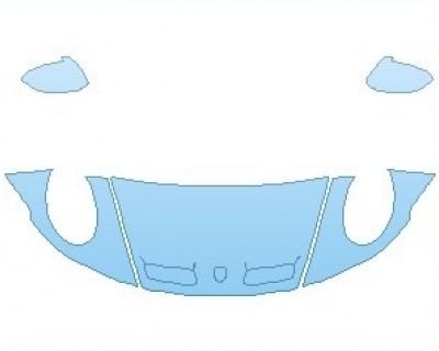 PAINT PROTECTION KIT - 2023 PORSCHE 911 GT3 HOOD (WRAPPED EDGES) - PRECUT PPF CLEAR BRA WRAP