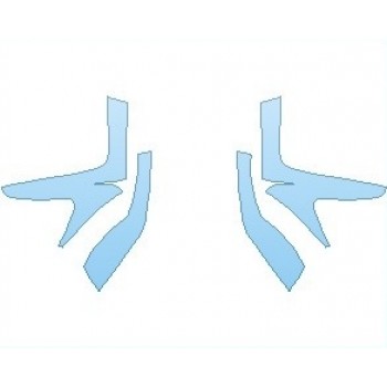 PAINT PROTECTION KIT - 2023 PORSCHE 911 GT3 MIRROR STEMS - PRECUT PPF CLEAR BRA WRAP