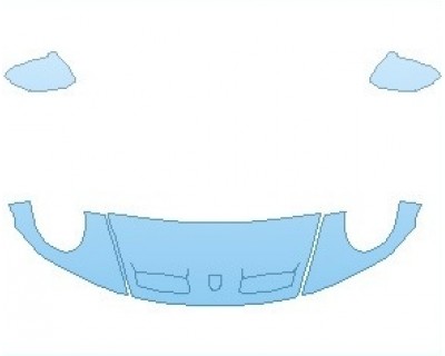 PAINT PROTECTION KIT - 2023 PORSCHE 911 GT3 HOOD 18 INCH (WRAPPED EDGES) - PRECUT PPF CLEAR BRA WRAP