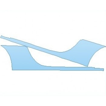 PAINT PROTECTION KIT - 2023 PORSCHE 911 GT3 ROCKER PANELS STOPS ABOVE TEXTURED PAINT - PRECUT PPF CLEAR BRA WRAP