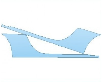 PAINT PROTECTION KIT - 2023 PORSCHE 911 GT3 ROCKER PANELS STOPS ABOVE TEXTURED PAINT - PRECUT PPF CLEAR BRA WRAP