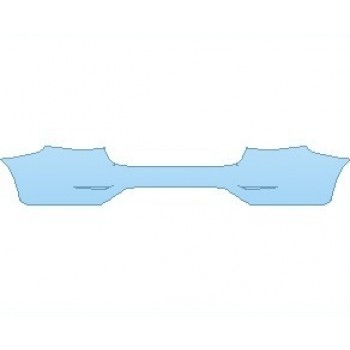 PAINT PROTECTION KIT - 2019 MERCEDES GLC CLASS 63 AMG COUPE REAR BUMPER KIT - PRECUT PPF CLEAR BRA WRAP